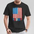 Política Donald Trump Bandera De Trump Donald Trump Camiseta unisex Regalos divertidos