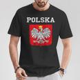 Polska Polish Flag Polish Pride Polska Polish Eagle S T-Shirt Lustige Geschenke