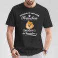 Pomeranian Orsicht Frauchen T-Shirt Lustige Geschenke