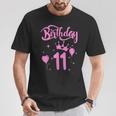 Principessa Compleanno Ragazza 11 Anno A Tema Princip Maglietta Regalos divertidos