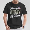 Proud Army Niece Army Graduation Niece Us Army Niece T-Shirt Unique Gifts