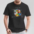 Puzzle Competitivo Cubo Matematica Amanti Divertenteelocità Cubing Maglietta Regalos divertidos