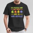 Puzzlefan Puzzler Puzzle Pieces Puzzle T-Shirt Lustige Geschenke