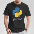 Python Programmatore Computer Developers Maglietta Regalos divertidos
