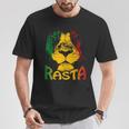 Rasta Lion Lionhead Reggae Rastafari Jamaica T-Shirt Lustige Geschenke