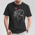 Rauhaard Dachshund Teckel Dachshund T-Shirt Lustige Geschenke