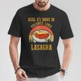 Real Gs Move In Silence Like Lasagna Retro Vintage Sunset T-Shirt Funny Gifts