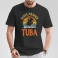 Real Männer Spielen Tuba S T-Shirt Lustige Geschenke