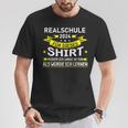 Realschule 2024 Für Dieses Realschule Abschluss T-Shirt Lustige Geschenke