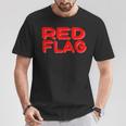 Red Flag T-Shirt Lustige Geschenke