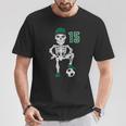 Regalo Della Maglia Numero 15 Dello Scheletro Di Calcio Maglietta Regalos divertidos