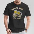 Regel Nr 1 Bier Geht Immer T-Shirt Lustige Geschenke