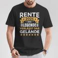 Rente 2025 Eine Legendeerlässt Das Gelände Lustiges T-Shirt Lustige Geschenke