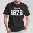 Retro 52 Años Nacido En 1972 Edición Limitada 52 Cumpleaños Camiseta unisex Regalos divertidos