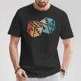 Retro Dice Gameintage Dice T-Shirt Lustige Geschenke