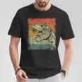 Retrò Dinosauro Regalointage T-Rex Maglietta Regalos divertidos