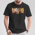 Retro Nana Coquette Bows Leopard Grandma Fall Thanksgiving T-Shirt Unique Gifts
