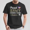 Retro Proud Army National Guard Sister Military Pride Outfit T-Shirt Personalized Gifts