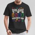 Retro Schlager Costume Outfit For Schlager Party T-Shirt Lustige Geschenke