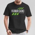 Retrointage Kawasaki Green City Per Uomini O Donne Maglietta Regalos divertidos