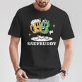 Saufbuddy Partnerlook Party Outfit Bier Liebhaber Motto T-Shirt Lustige Geschenke