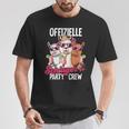 Schlager Party Crew Schlager T-Shirt Lustige Geschenke