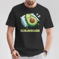 Schlavocado Pyjamas Nightdress Pyjamas Sleep Avocado T-Shirt Lustige Geschenke