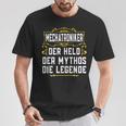 Schrauber Held Mythos Legende Mechatroniker T-Shirt Lustige Geschenke