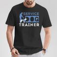 Service Dog Trainer Handler Maglietta Regalos divertidos