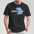 Servus Bayern Bavarian Slogan T-Shirt Lustige Geschenke