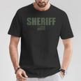 Sheriff Od Con Uniforme In Servizio Colore Maglietta Regalos divertidos