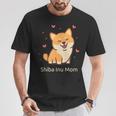 Shiba Inu Mom Per Donne E Ragazze Maglietta Regalos divertidos