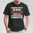 Sorridi Potevi Nascere Comunista Divertente Anticomunista Maglietta Regalos divertidos