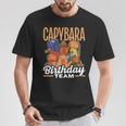 Squadra Di Compleanno Capybara Roditore Capibara Capybar Maglietta Regalos divertidos