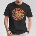 Stayin' Alive Bridesmaid Bride Babe Disco Bachelorette Party T-Shirt Personalized Gifts