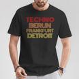 Synthesizer Techno Berlin Frankfurt Detroit Analog T-Shirt Lustige Geschenke