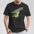 T-Rex Birb Memee Dinosaur Parrot T-Shirt Lustige Geschenke