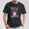 Tamara Schöner Mädchen Name Mit Niedlicher Katze T-Shirt Lustige Geschenke