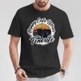 Teneriffa Puerto De La Cruz Happy Cafe Ultras T-Shirt Lustige Geschenke