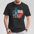 Texas The Lone Star State Leg Dich Nicht Mit Texas An T-Shirt Lustige Geschenke