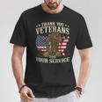 Thank You Veterans For Your Service Veterans Day T-Shirt Unique Gifts