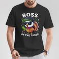 Thanksgiving Boy Turkey Boss Of The Table T-Shirt Unique Gifts