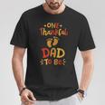 Thanksgiving Pregnancy Announcement Thankful Dad Family T-Shirt Personalized Gifts