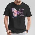 I Can Do All Things Through Christ Pretty Butterfly T-Shirt Personalized Gifts