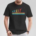 Tiro Al Plato Evolución Retro Trampa Para Tiro Al Plato Camiseta unisex Regalos divertidos