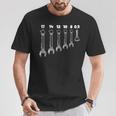 Tool Spanner Set Bottle Opener Workshop T-Shirt Lustige Geschenke