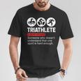 Triatleta Regalos Triatleta Deporte Triatlón Camiseta unisex Regalos divertidos