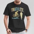 Triatleta Triatlones Triatlón Deportes Camiseta unisex Regalos divertidos