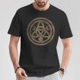 Triquetra Triple Moon Celtic Ornament Maglietta Regalos divertidos