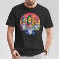 Trois Nains Hippies Nains De Paix Drôles Et Rétro Cravate T-Shirt Cadeaux drôles